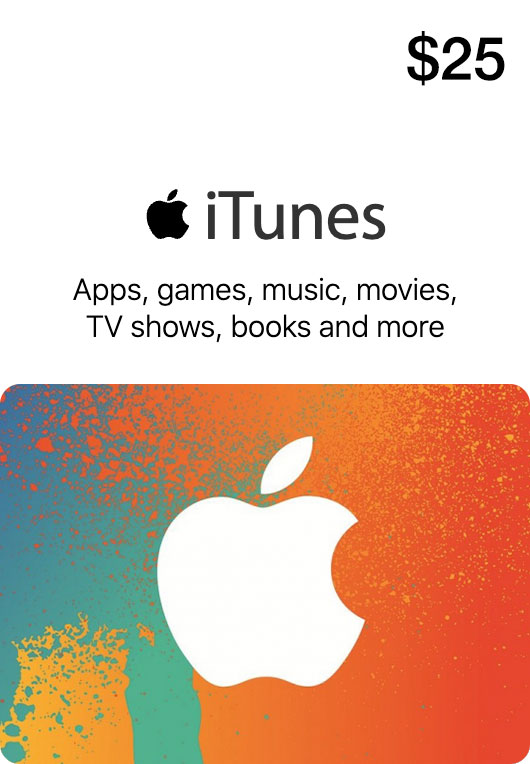 itunes gift card USA $25