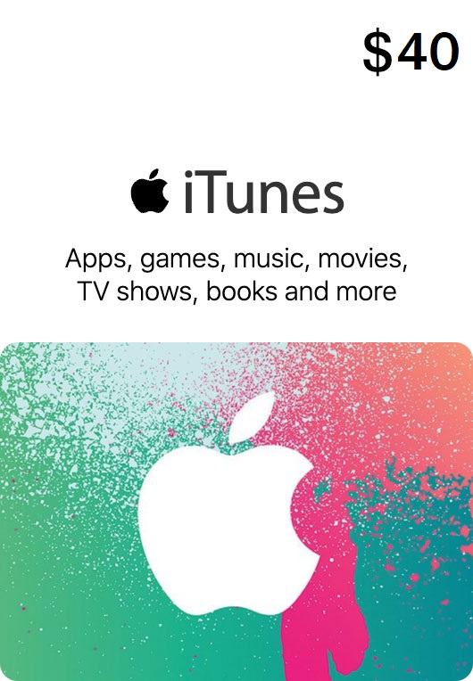 itunes gift card USA $40