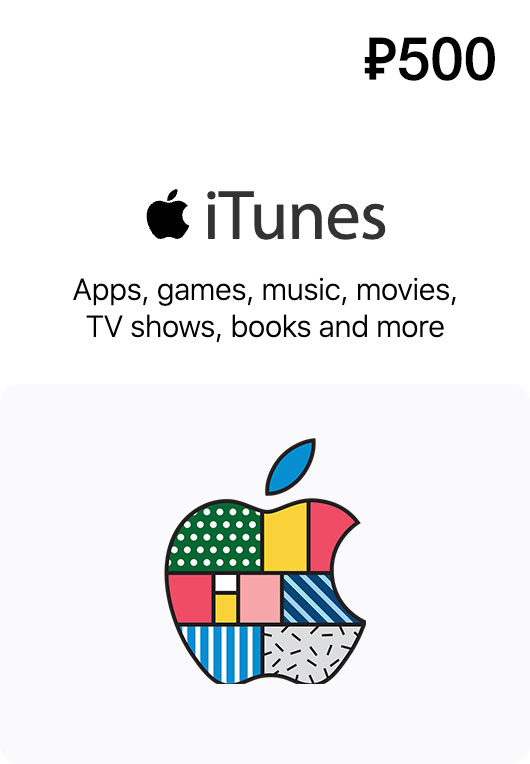 itunes gift card Russia 500 rub